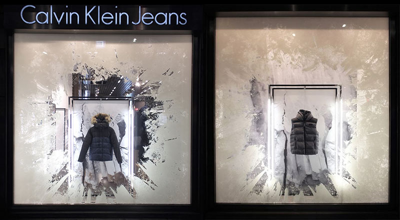 vetrina CK jeans