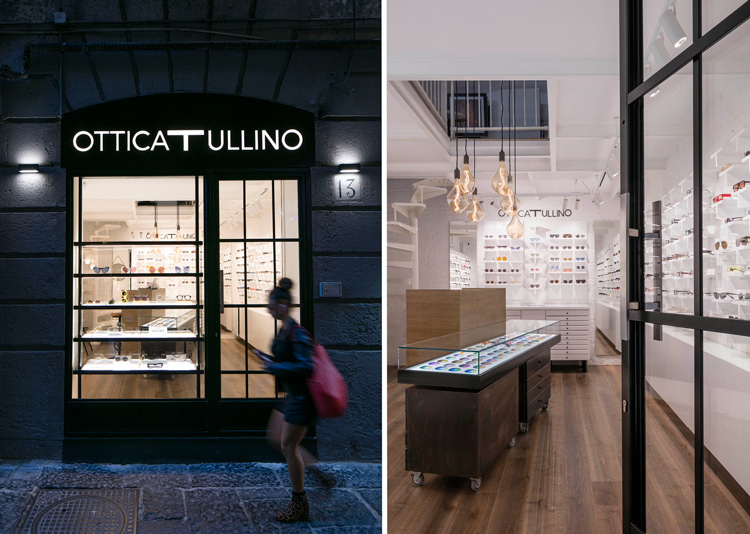 ottica Tullino a Napoli nuovo arredamento