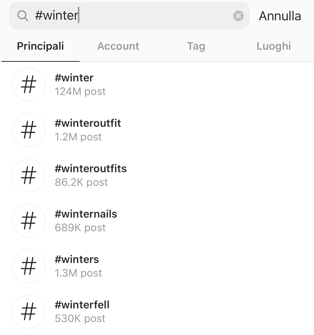 Come pubblicizzare un negozio su Instagram hashtag 1 