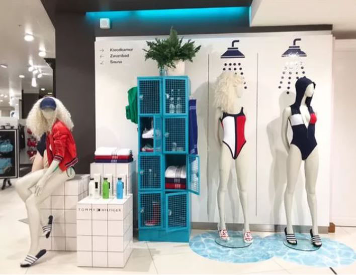 installazione Tommy Hilfiger
