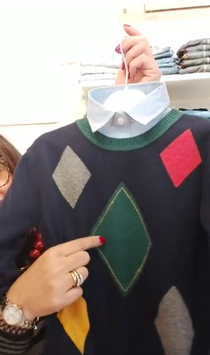 video sul prodotto abbigliamento