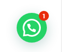 esempio di bollino Chat di WhatsApp