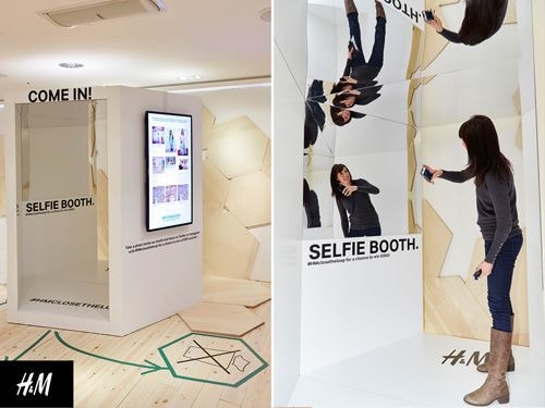 selfies per H&M come customer experience esempio