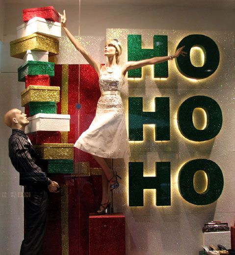 esempio scritta vetrina natale: OH, OH, OH