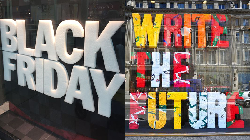 scritte Black Friday
