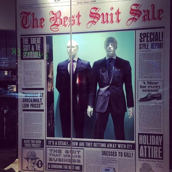 news Black friday vetrina