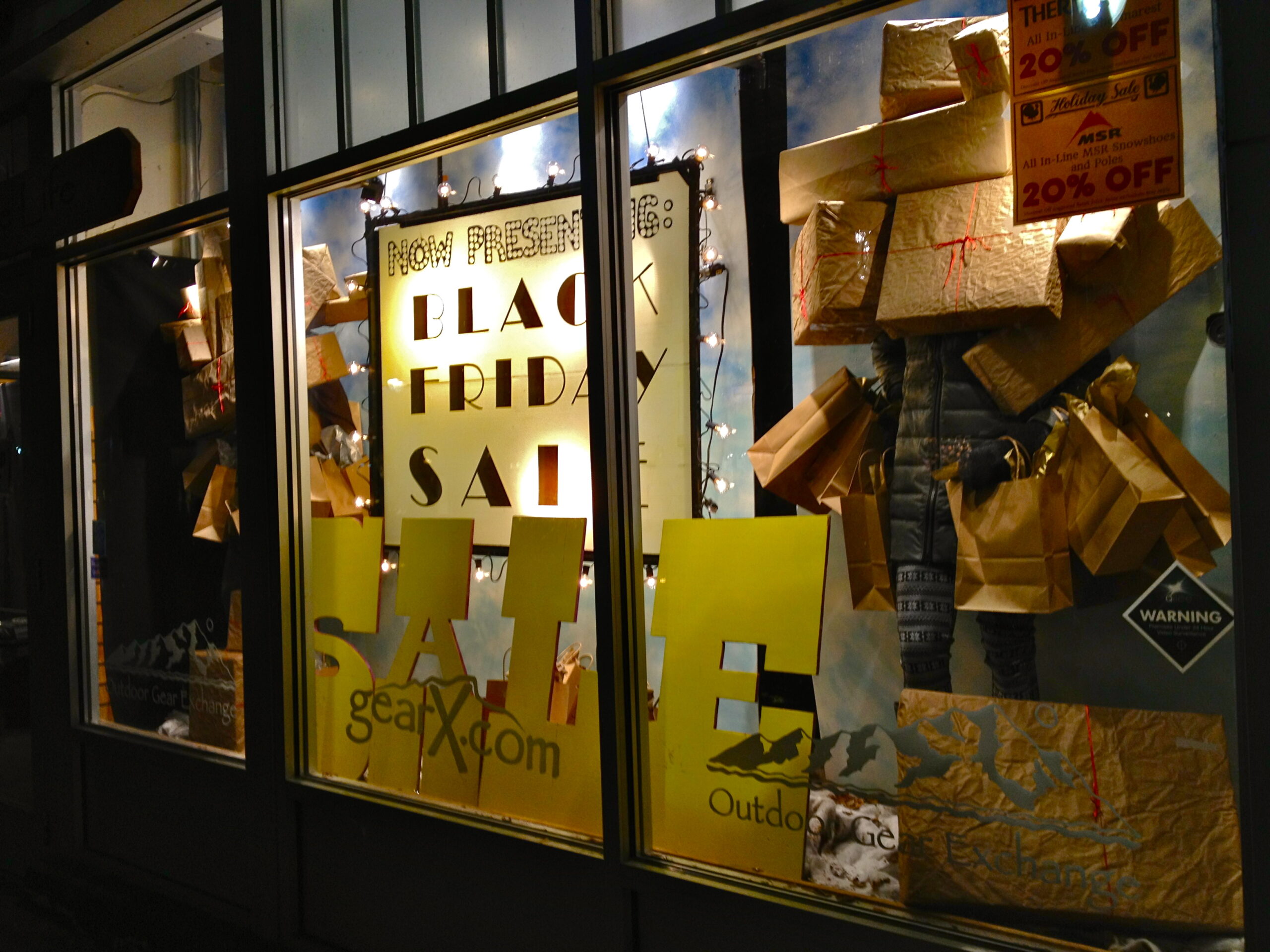 tema cinema per il black friday